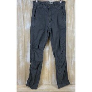 Carhartt Rugged Flex Slim Fit Mens Work Pants Gray Canvas 5-Pocket Tapered 30x32